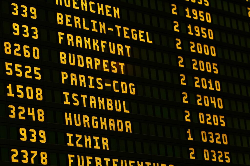 airport, board, flying, scoreboard, letters, advertisement, information, timeline, departures, scheduled flights, airport, airport, airport, airport, airport